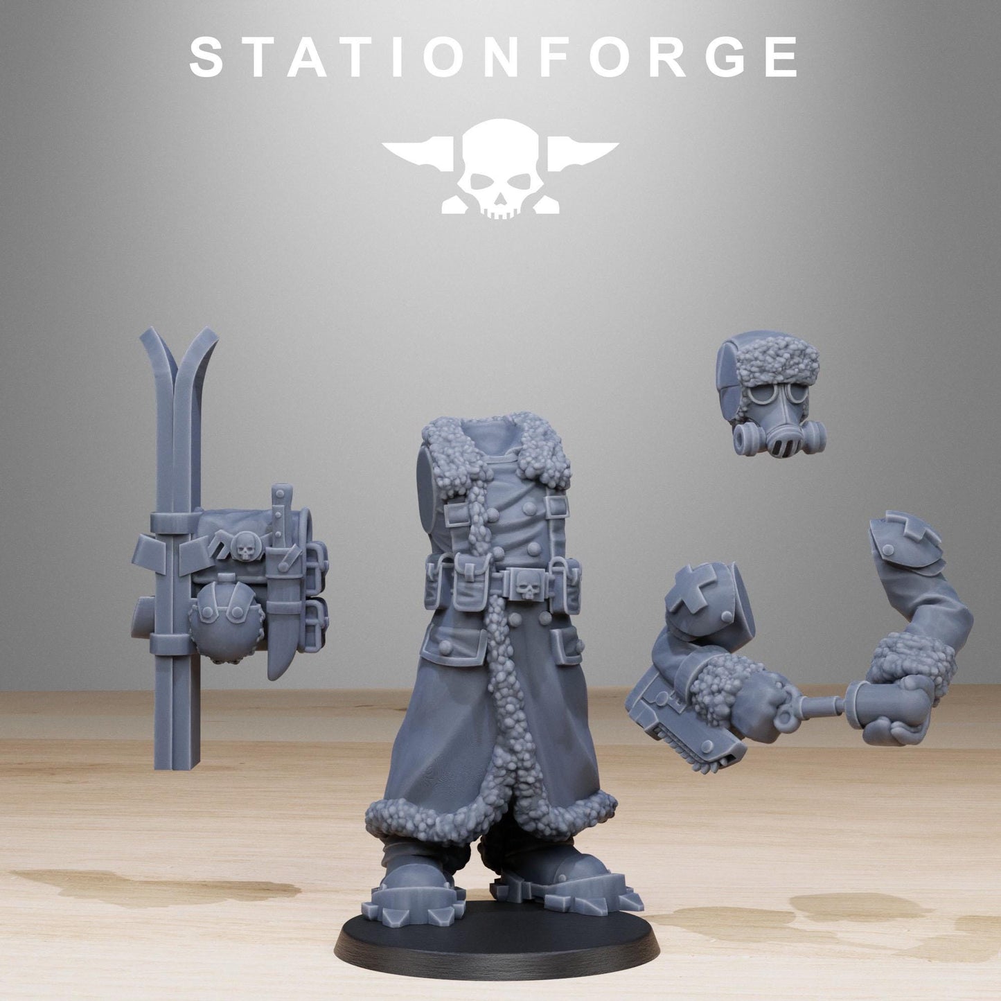 GrimGuard Frostwatch Skiers | Station Forge | Wargaming | Infantry | Soldiers