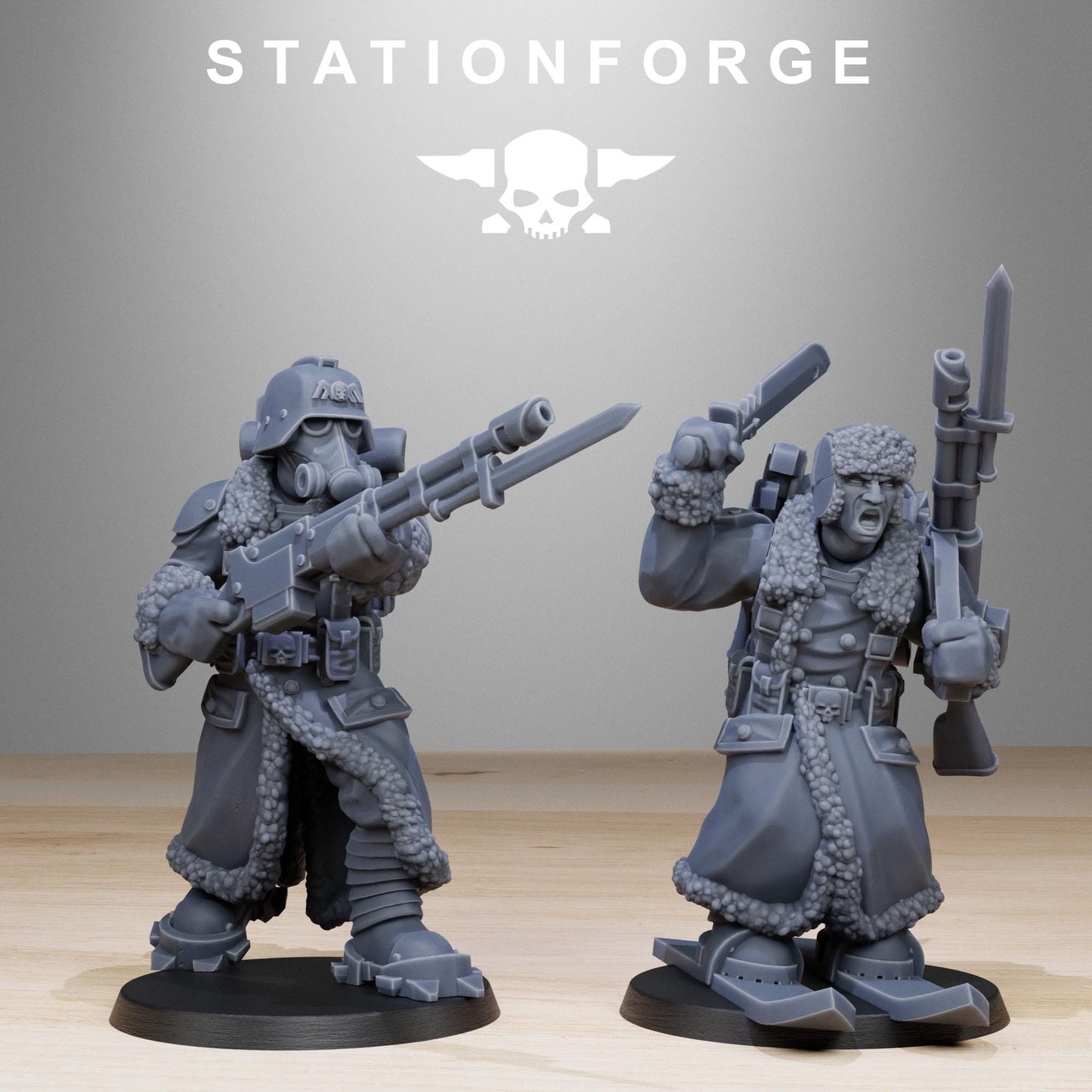 GrimGuard Frostwatch Skiers | Station Forge | Wargaming | Infantry | Soldiers