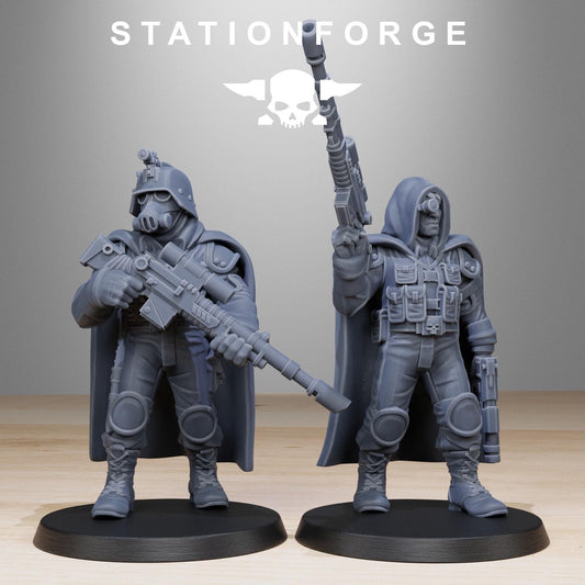 GrimGuard Snipers | Station Forge | Wargaming | Wargaming Miniatures | Grim Dark Future | Tabletop Sci-Fi Wargaming
