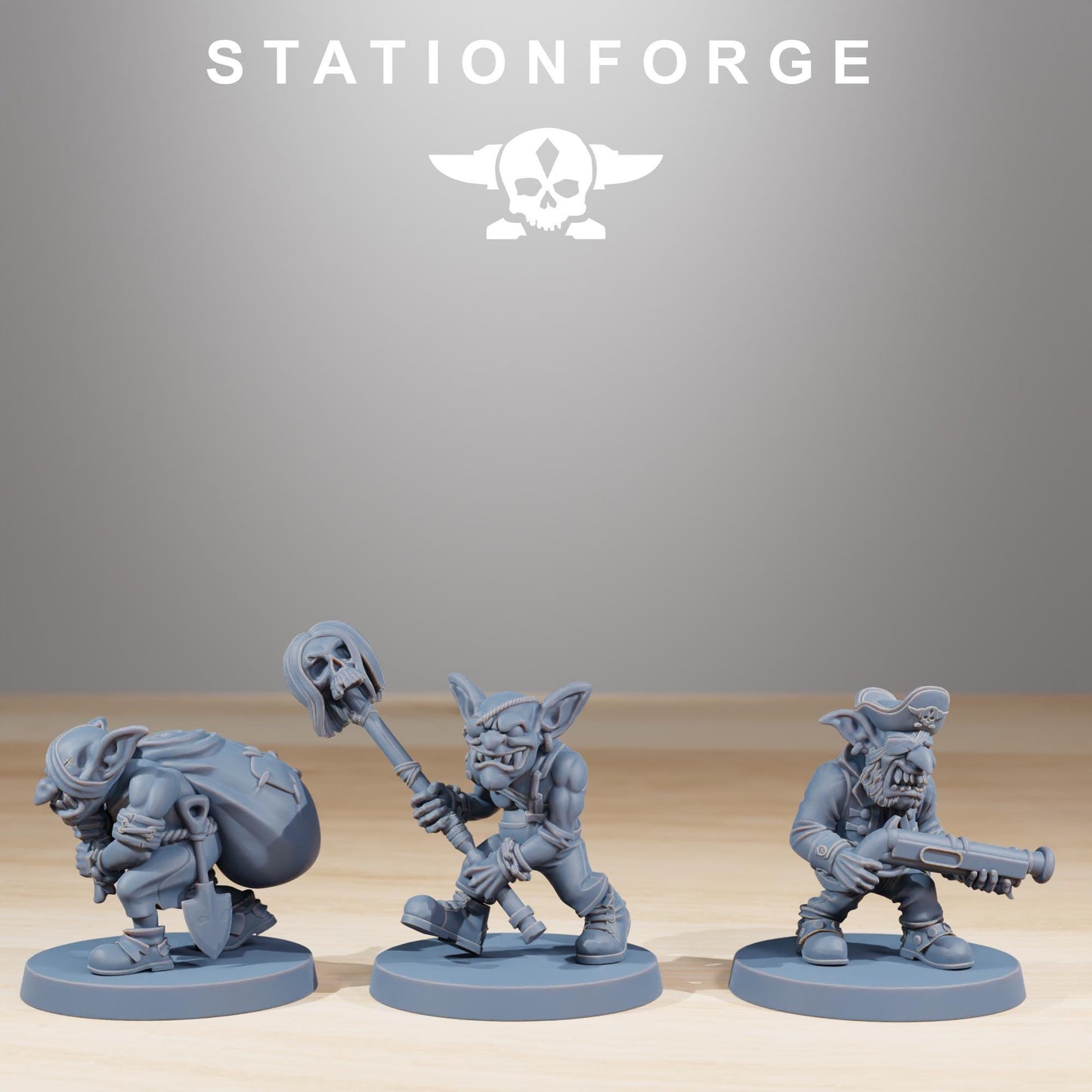Gob's Pirates - Station Forge Wargaming - Fantasy Goblin Horde for Tabletop Games - 28mm Resin Figures