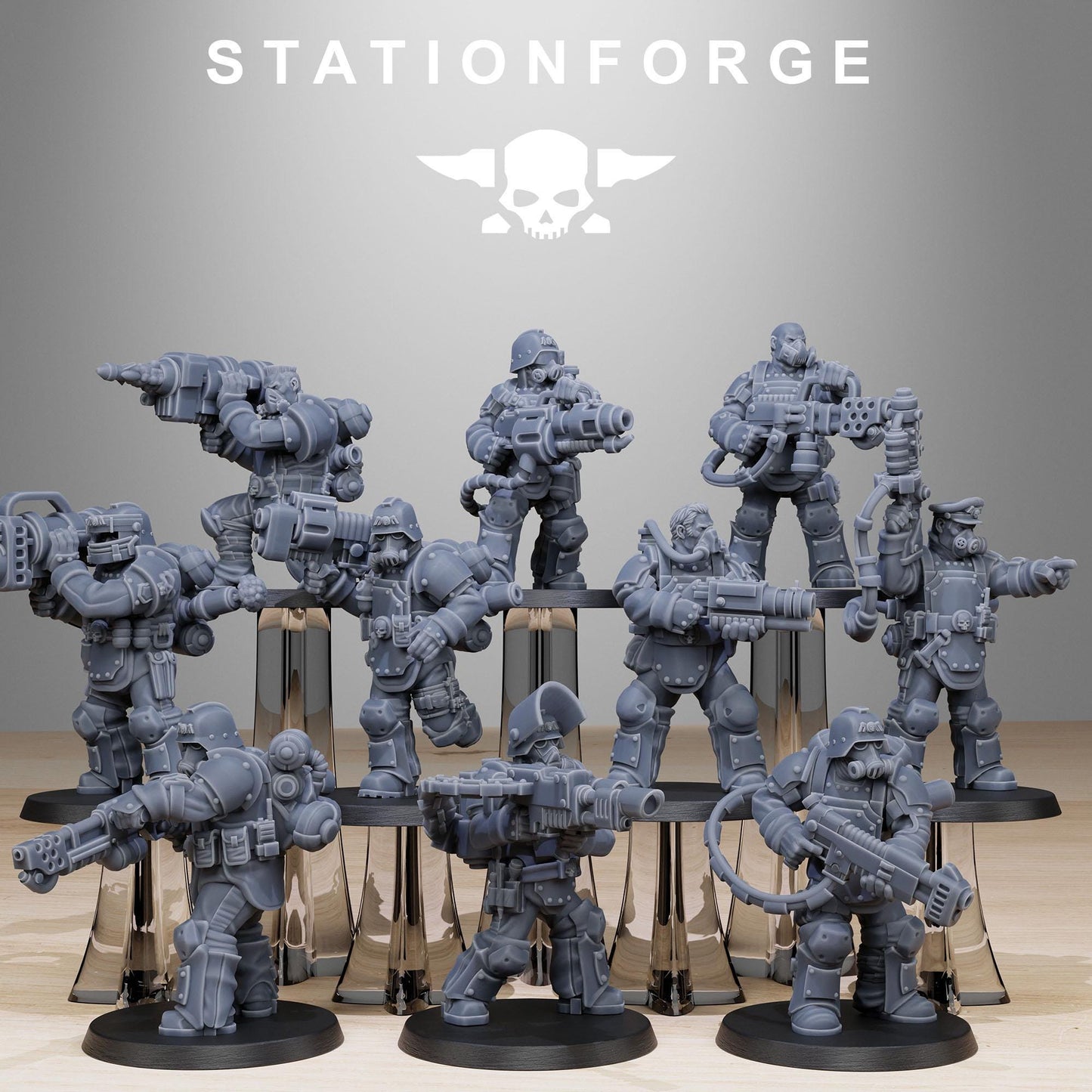 GrimGuard Armour Squad Reborn | Station Forge | Wargaming | Infantry | Soldiers