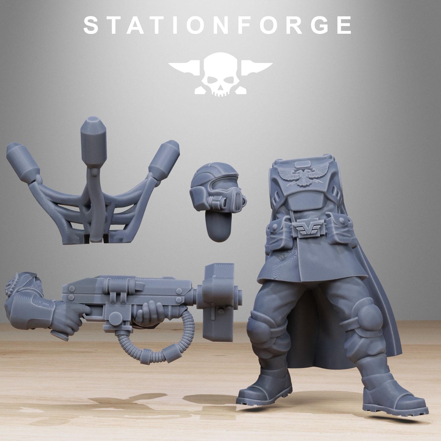 Vaskar Hunters & Xenarid Monster | Station Forge | Wargaming | Infantry |