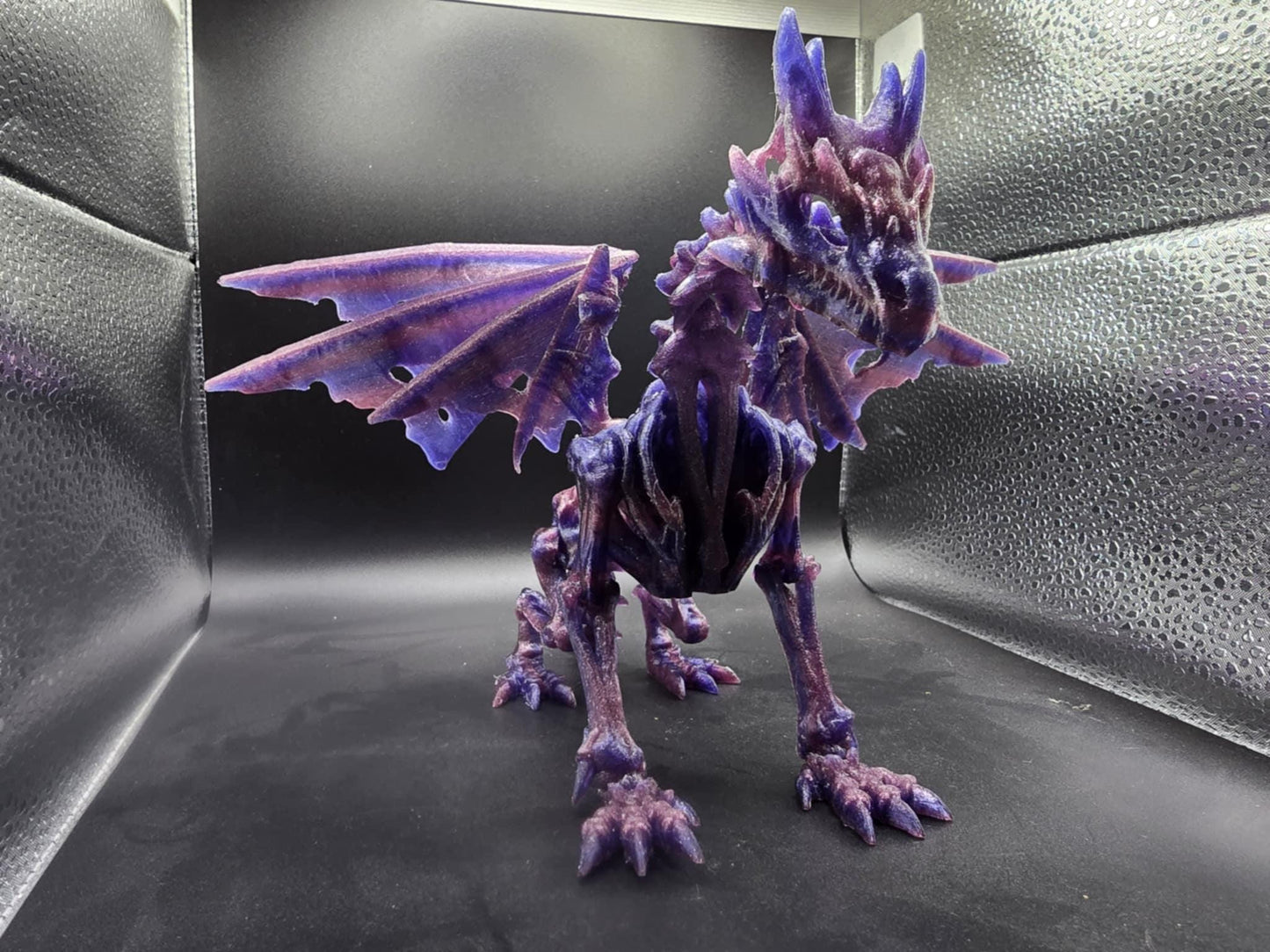 Wraith Wing Dragon | Articulated Dragon | Sensory Fidget Toy | Skeleton Dragon | Rainbow Dragons | Shiny Dragons | Dragon Lover Gift |