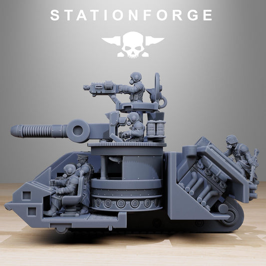 GrimGuard Battle Tank 2.0 with Interior | Station Forge | Wargaming