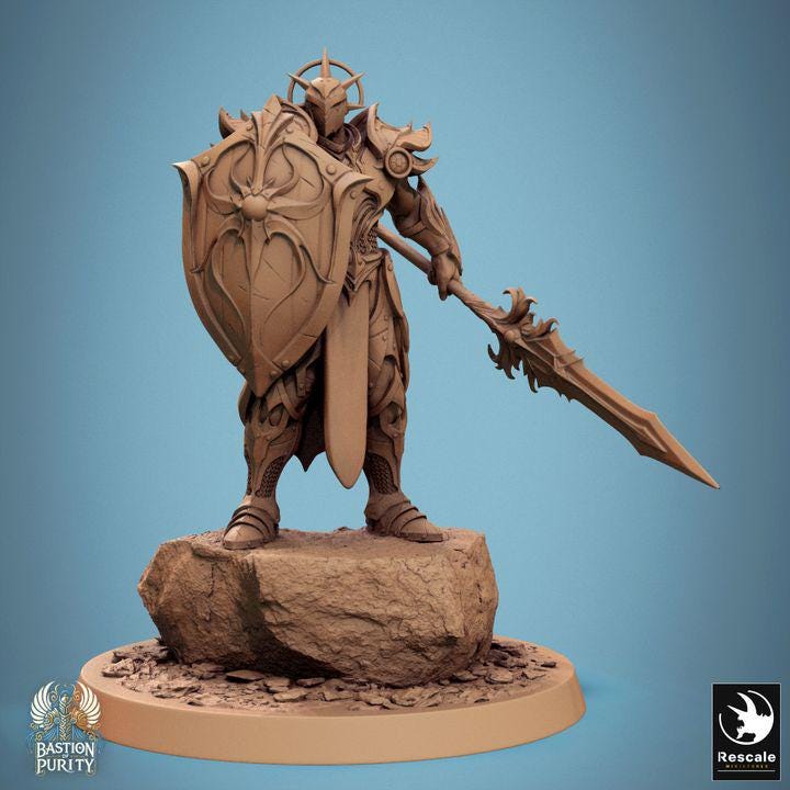 Sentinels of Aetherium - 28mm Fantasy Wargaming Miniatures | Bastion of Purity | Tabletop RPG Figures | Holy Warriors | Starter Kit