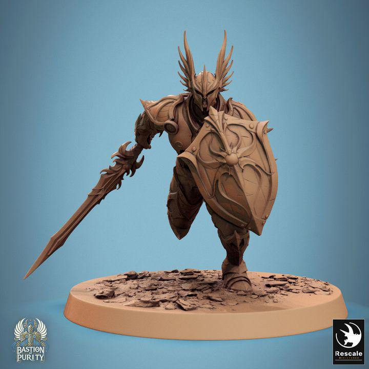 Sentinels of Aetherium - 28mm Fantasy Wargaming Miniatures | Bastion of Purity | Tabletop RPG Figures | Holy Warriors | Starter Kit