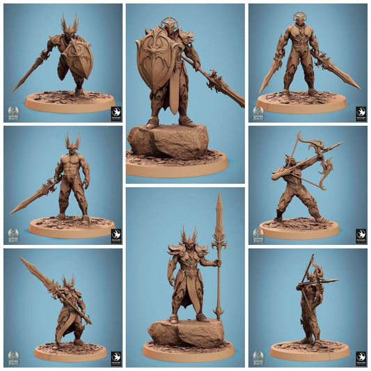Sentinels of Aetherium - 28mm Fantasy Wargaming Miniatures | Bastion of Purity | Tabletop RPG Figures | Holy Warriors | Starter Kit