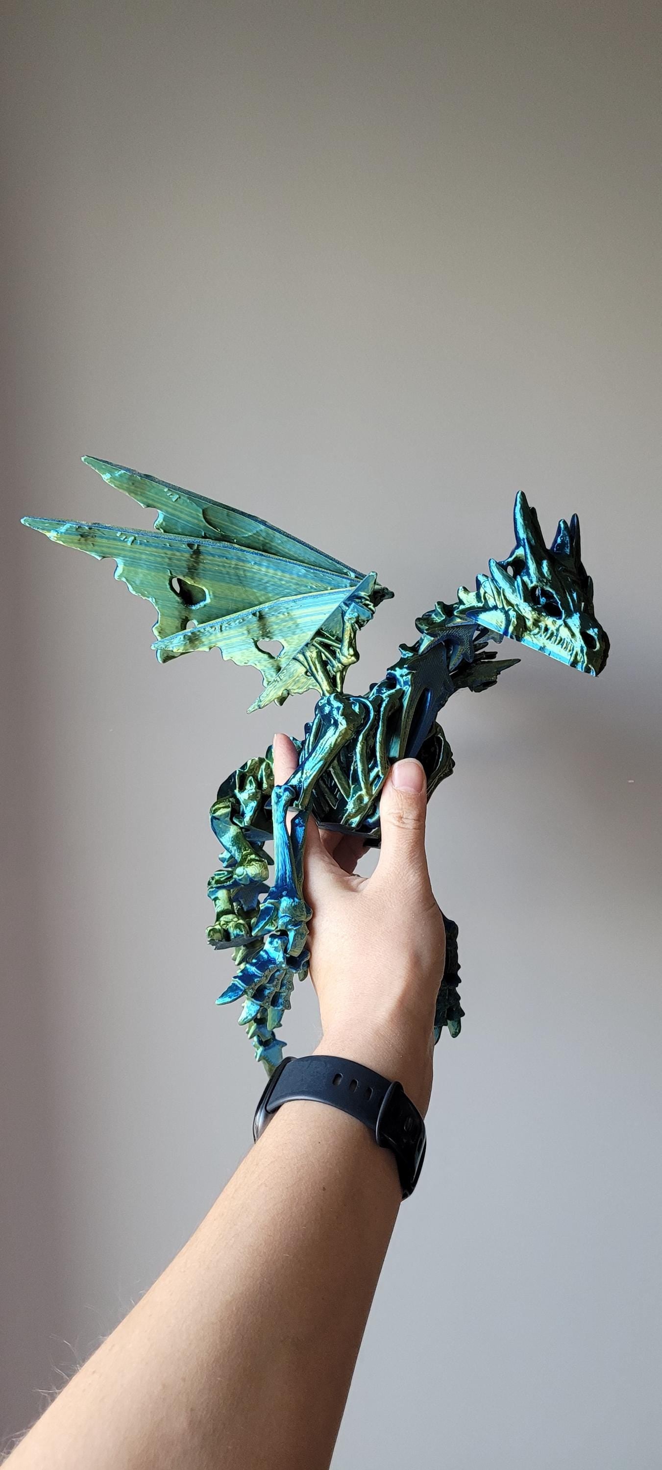 Wraith Wing Dragon | Articulated Dragon | Sensory Fidget Toy | Skeleton Dragon | Rainbow Dragons | Shiny Dragons | Dragon Lover Gift |