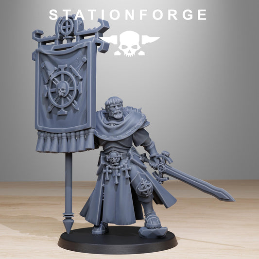 Vodalites Flag Bearer | Station Forge | Wargaming | Tabletop miniatures | Grim dark future wargames