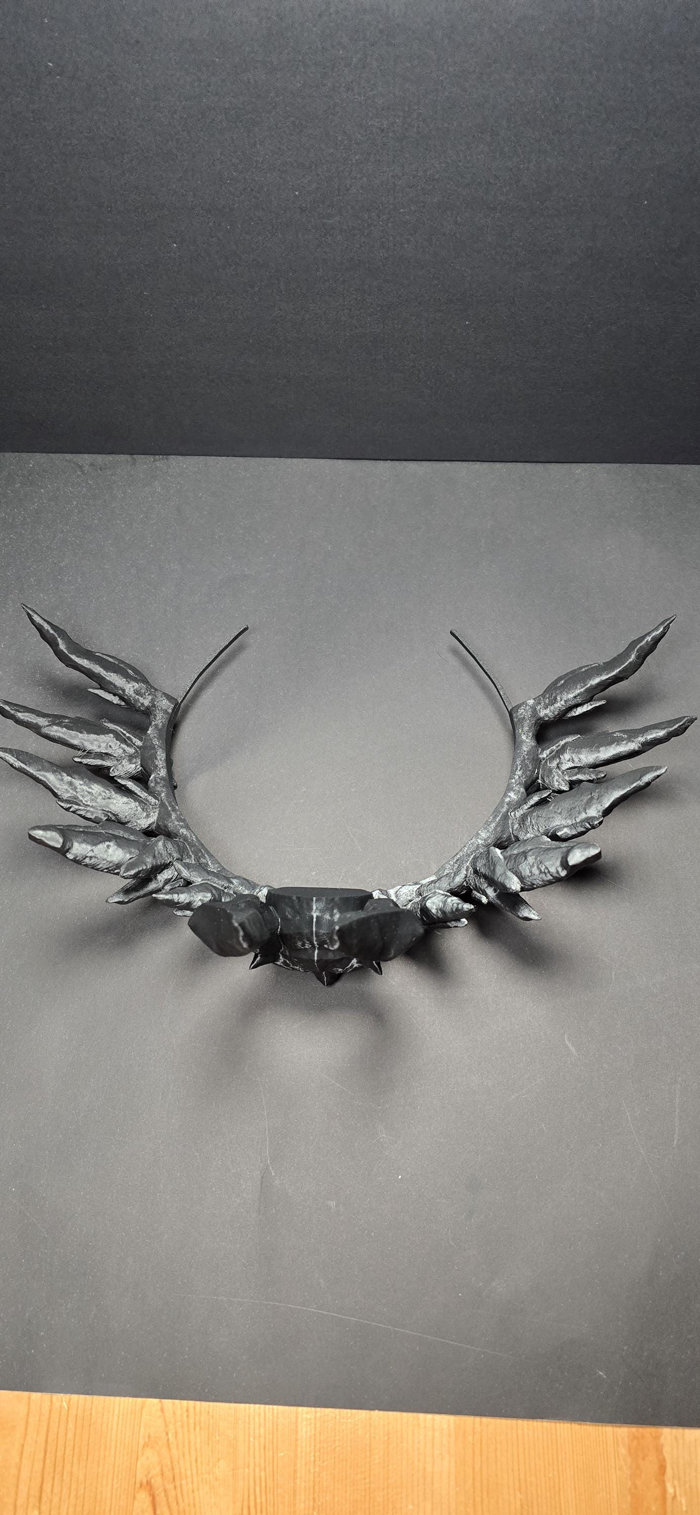 Dragon Heirs Crown | 3D Printed Cosplay Headpiece | Fantasy Crown for Cosplay & Costume | Dragonborn, Elf, or Medieval Fantasy