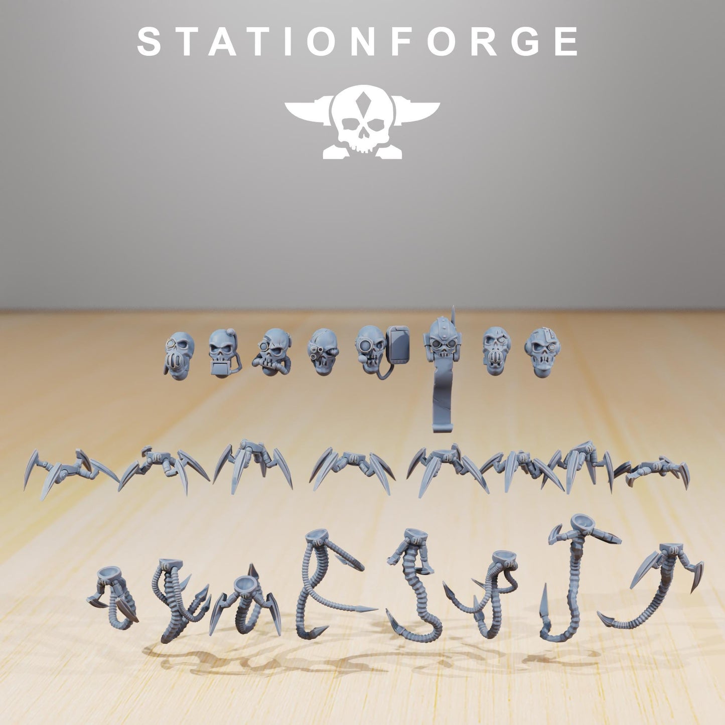 Scavenger Servonators | Station Forge | Wargaming Miniature | Grimdark Future |