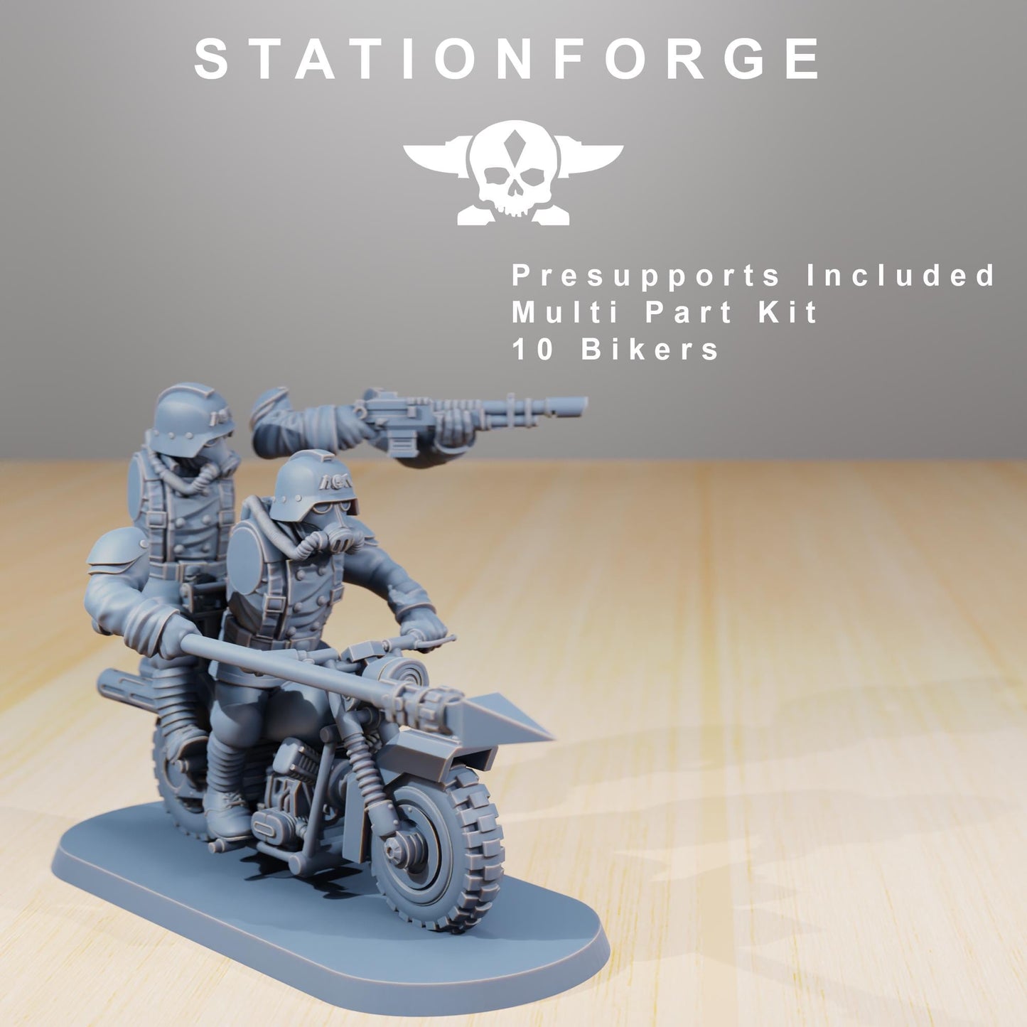 GrimGuard Death Bikers | Station Forge | Wargaming | Infantry | Soldiers