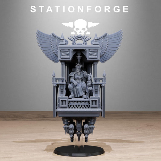 Vodalites Flying Throne | Station Forge | Wargaming | Tabletop miniatures | Grim dark future wargames