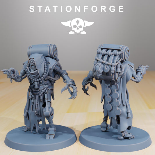Scavenger Droitex Mk2 | Station Forge | Wargaming Miniature | Grimdark Future | Sci-fi Commander of Robots | Scavenger Champion