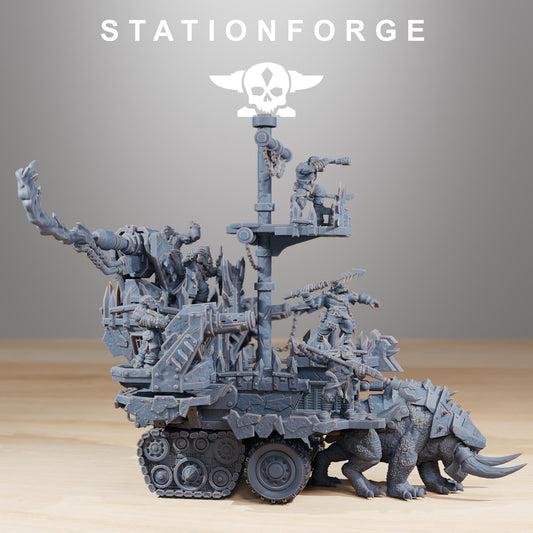 Orkaz Death Mounta | Orkaz | Orc | Grimdark Future | Sci Fi | Space | Table Top | Station Forge | tabletop Wargaming | High Quality Minis