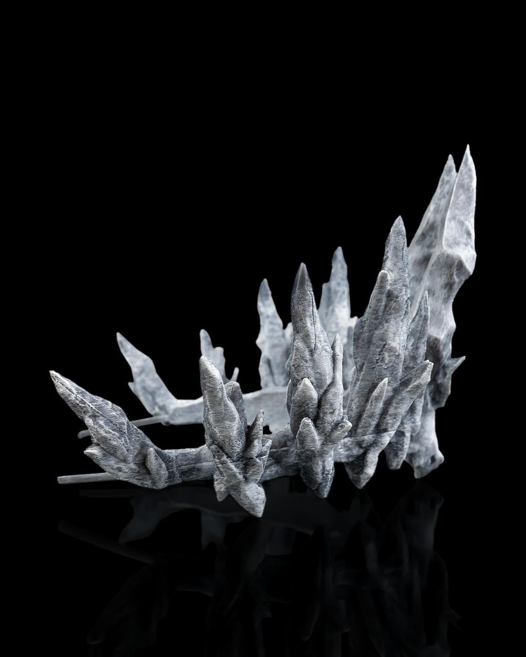 Dragon Heirs Crown | 3D Printed Cosplay Headpiece | Fantasy Crown for Cosplay & Costume | Dragonborn, Elf, or Medieval Fantasy