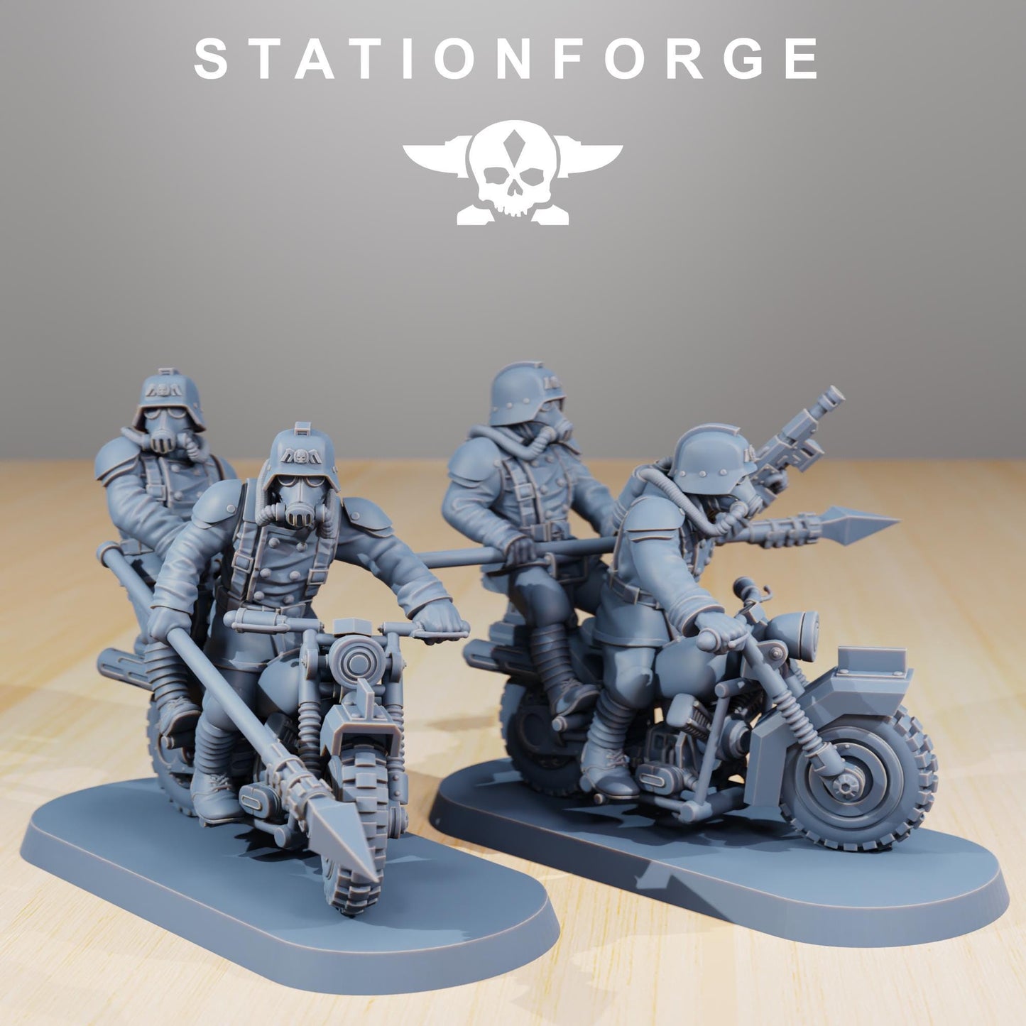 GrimGuard Death Bikers | Station Forge | Wargaming | Infantry | Soldiers