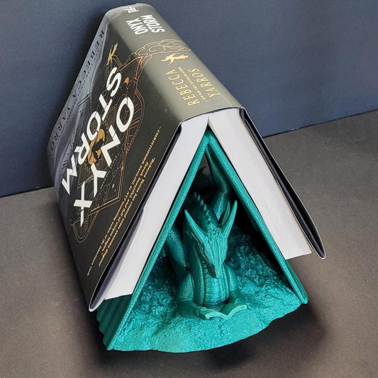 Book Wyrm Page Holder – 3D Printed Dragon Bookmark | Fantasy Book Accessory for Readers, Book Lovers & Gifts | Unique Page Keeper