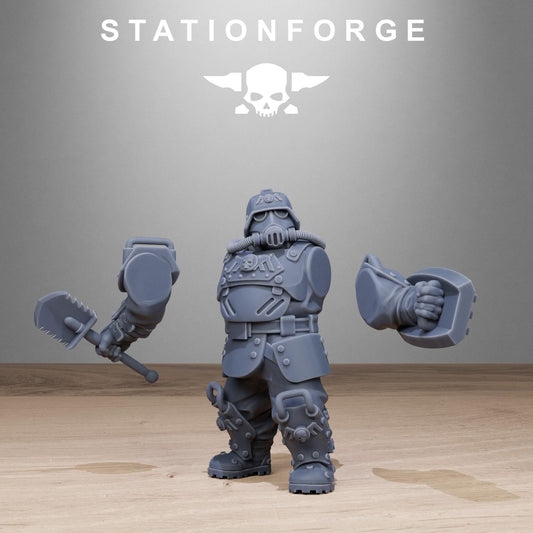 GrimGuard Armored Mutants | Station Forge | Wargaming | Infantry | Soldiers