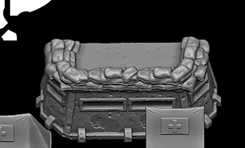 GrimGuard Trench Terrain | Station Forge | Wargaming Terrain | Scatter Terrain