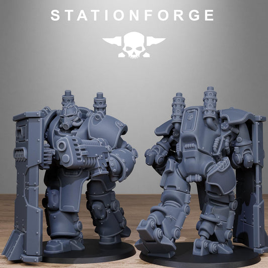 GrimGuard Power Armor | Station Forge | Marines | Wargaming | Infantry | Soldiers