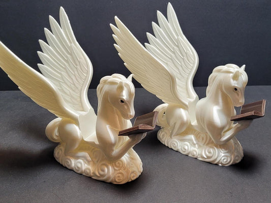 Pegasus Book Holder – Mythical Page Holder for Tablet, Medium (30mm), or Wide (50mm) Books | Fantasy Reading Gift for Book Lovers