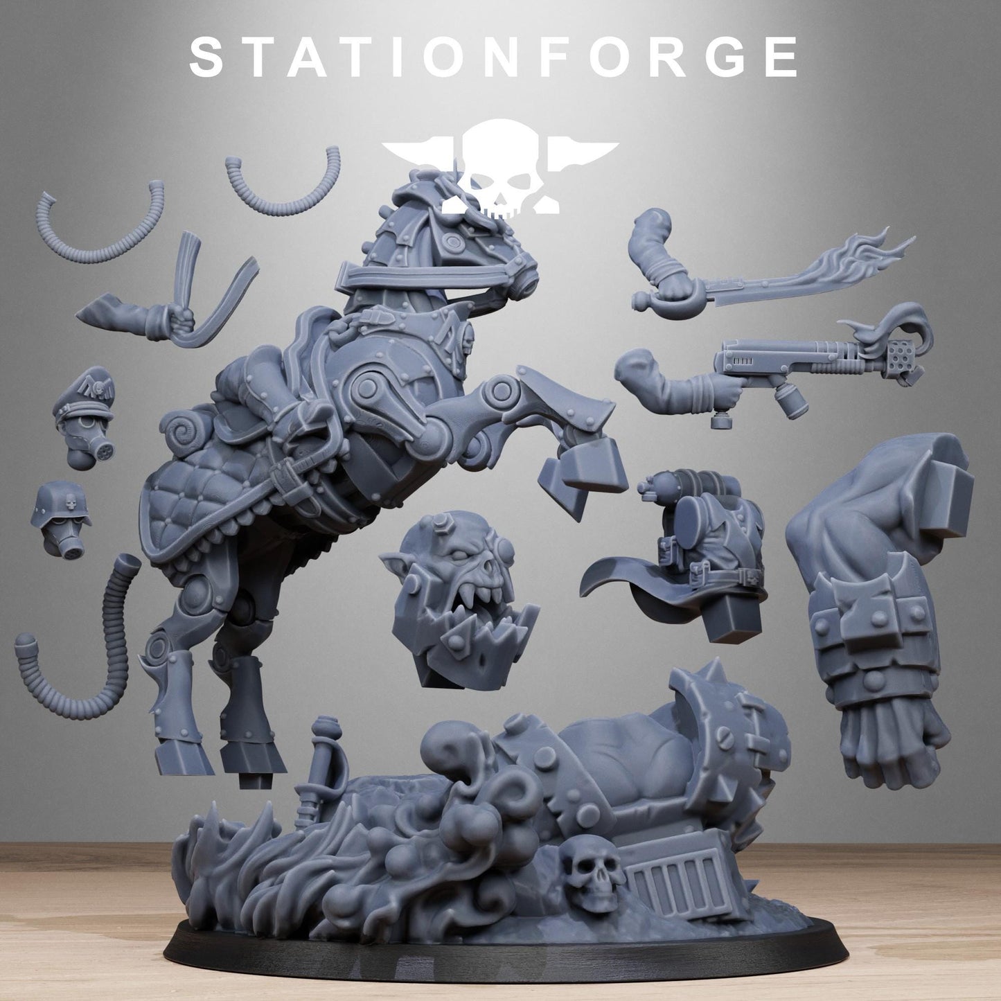GrimGuard Officer Horseman | Station Forge | Wargaming |