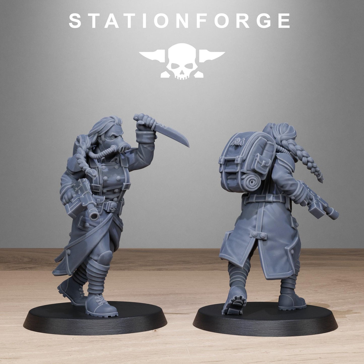 GrimGuard Sisters | Station Forge | Wargaming | Wargaming Miniatures | Grim Dark Future | Tabletop Sci-Fi Wargaming