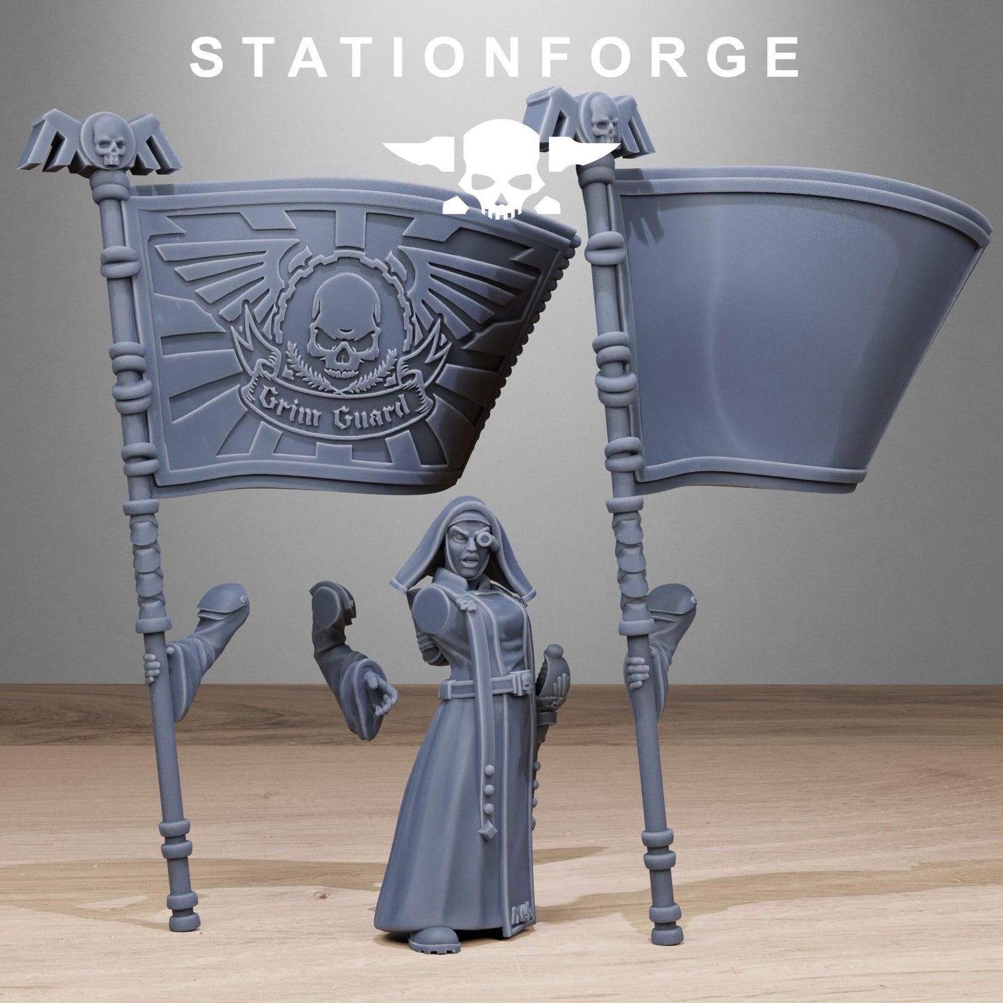 GrimGuard Sisters | Station Forge | Wargaming | Wargaming Miniatures | Grim Dark Future | Tabletop Sci-Fi Wargaming