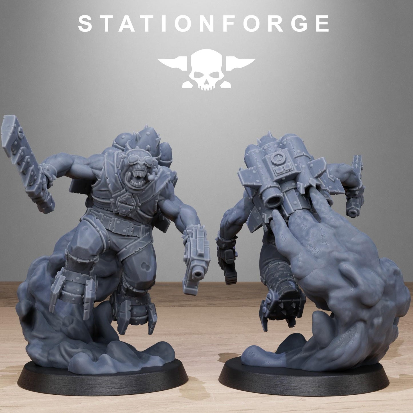 Orkaz Flyers | Station Forge | Wargaming | Ork | Set if 10 Miniatures | Orc