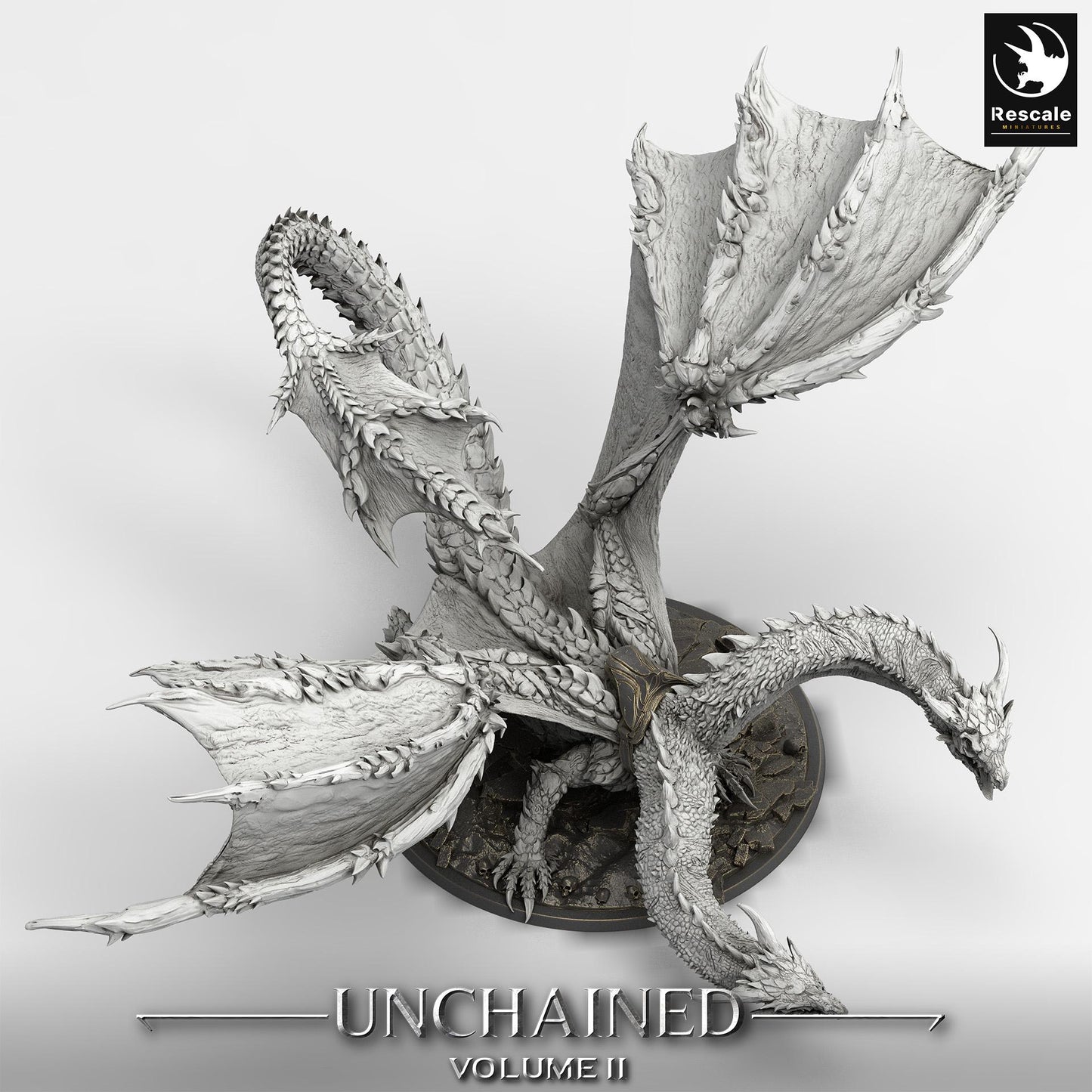 Bialmulth Dragon | Lord of the Print | Wargaming | Dungeons and Dragons | Tabletop RPG | DnD | Fantasy models for painting | Mountain Dragon