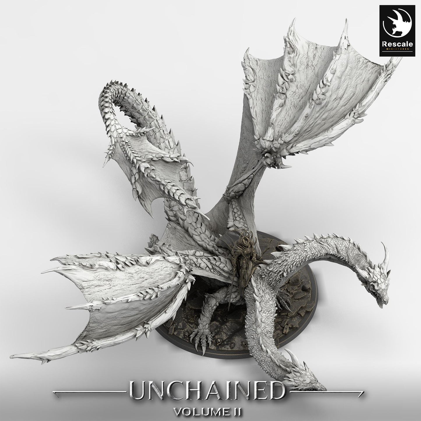 Bialmulth Dragon | Lord of the Print | Wargaming | Dungeons and Dragons | Tabletop RPG | DnD | Fantasy models for painting | Mountain Dragon