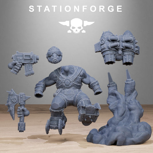 Orkaz Flyers | Station Forge | Wargaming | Ork | Set if 10 Miniatures | Orc