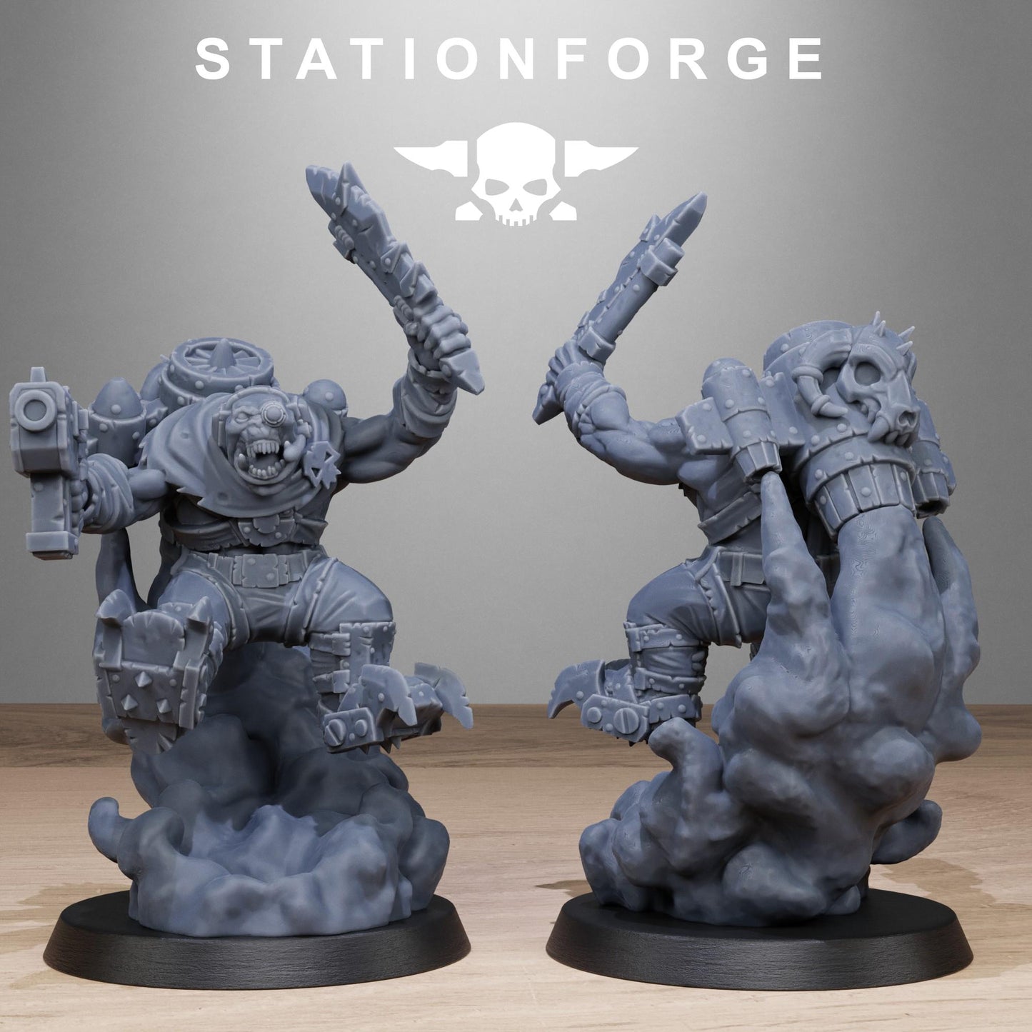 Orkaz Flyers | Station Forge | Wargaming | Ork | Set if 10 Miniatures | Orc