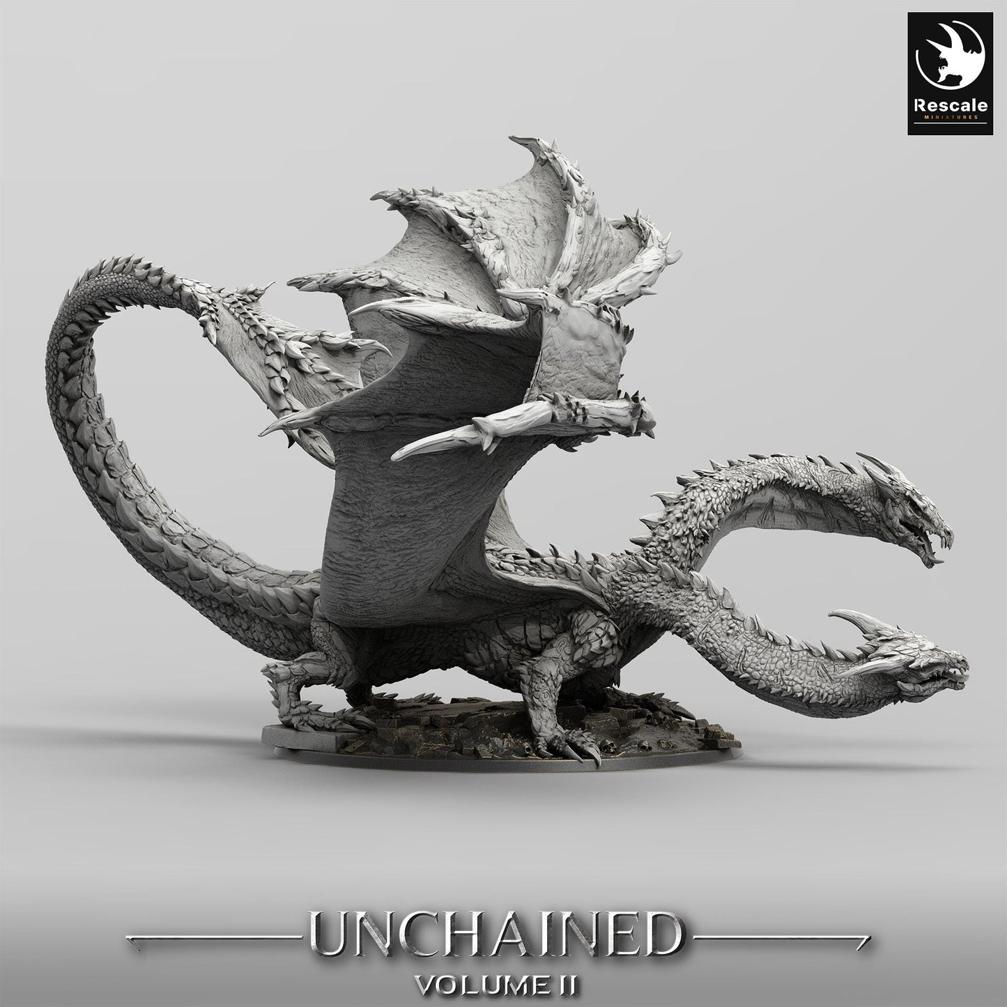 Dragon Bialmuth Miniature | DnD Gift | Unchained | Lord of the Print | Wargaming | Dungeons and Dragons | Tabletop RPG |Dragon Rider