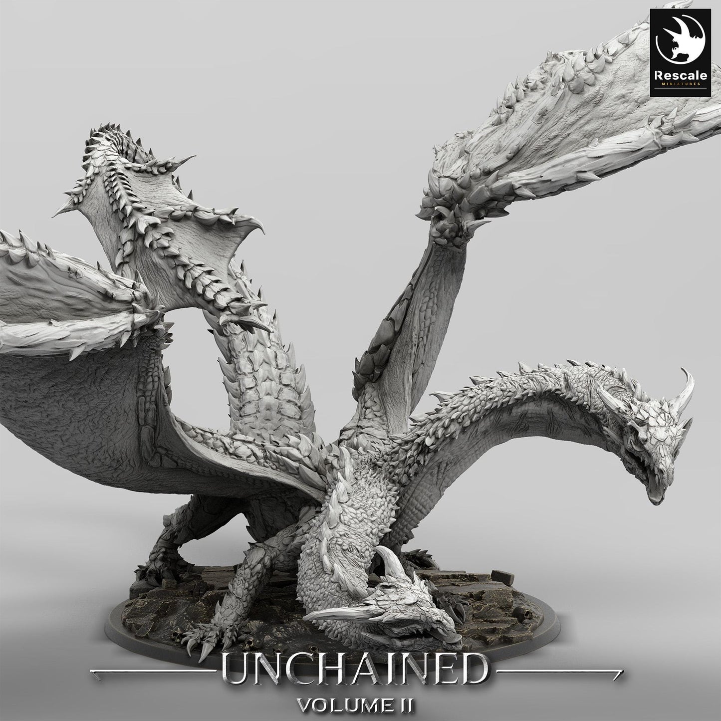 Dragon Bialmuth Miniature | DnD Gift | Unchained | Lord of the Print | Wargaming | Dungeons and Dragons | Tabletop RPG |Dragon Rider