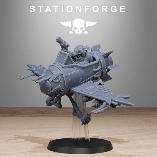 Orkaz Gob Planes | Orkaz | Orc | Grimdark Future | Sci Fi | Space | Table Top | Station Forge | tabletop Wargaming | High Quality Minis