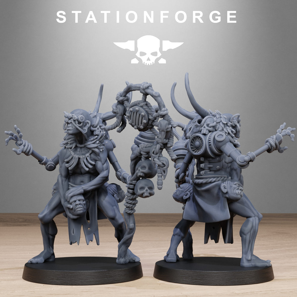 Corrupted Guard Necromutants | Station Forge | Wargaming