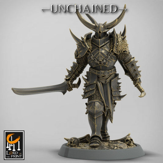 Dual Sword Squadron | Unchained | Lord of the Print | Wargaming | Dungeons and Dragons | Chaos | Tabletop RPG | Knight | DnD