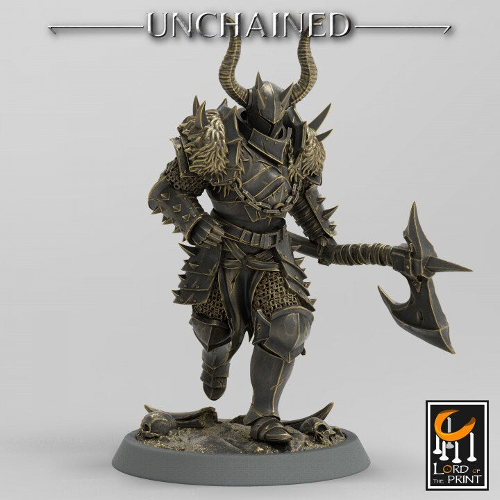 Great Axe Squadron | Unchained | Lord of the Print | Wargaming | Dungeons and Dragons | Chaos | Tabletop RPG | Knight | DnD