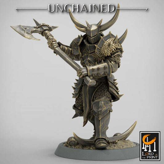 Great Axe Squadron | Unchained | Lord of the Print | Wargaming | Dungeons and Dragons | Chaos | Tabletop RPG | Knight | DnD