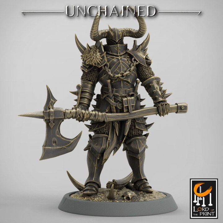 Great Axe Squadron | Unchained | Lord of the Print | Wargaming | Dungeons and Dragons | Chaos | Tabletop RPG | Knight | DnD