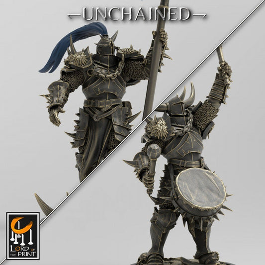 Olaf Light Soldier Pack | Unchained | Lord of the Print | Wargaming | Dungeons and Dragons | Chaos | Tabletop RPG | Knight | DnD