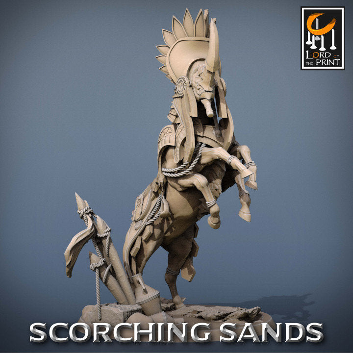 Egyptian Saddle | Scorching Sands | Lord of the Print | Wargaming | Dungeons and Dragons | Egyptian | Tabletop RPG | DnD