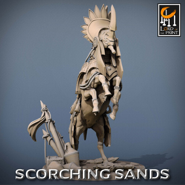 Egyptian Saddle | Scorching Sands | Lord of the Print | Wargaming | Dungeons and Dragons | Egyptian | Tabletop RPG | DnD