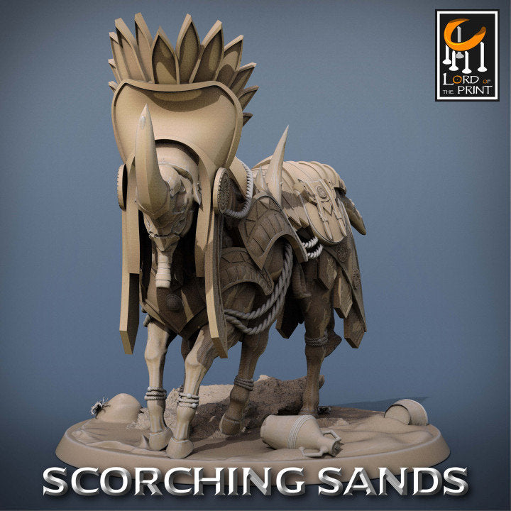 Egyptian Saddle | Scorching Sands | Lord of the Print | Wargaming | Dungeons and Dragons | Egyptian | Tabletop RPG | DnD