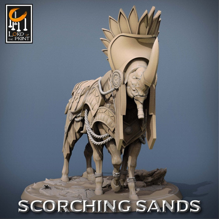 Egyptian Saddle | Scorching Sands | Lord of the Print | Wargaming | Dungeons and Dragons | Egyptian | Tabletop RPG | DnD