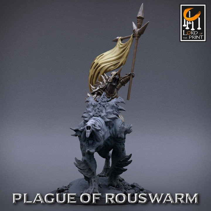 Rat Rider | Plague of Rouswarm | Lord of the Print | Wargaming | Dungeons and Dragons | Rats | Tabletop RPG | DnD
