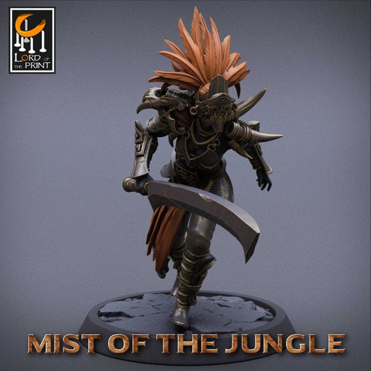 Light Amazon Sword Pack | Mist of the Jungle | Lord of the Print | Wargaming | Dungeons and Dragons | Amazon | Tabletop RPG | DnD