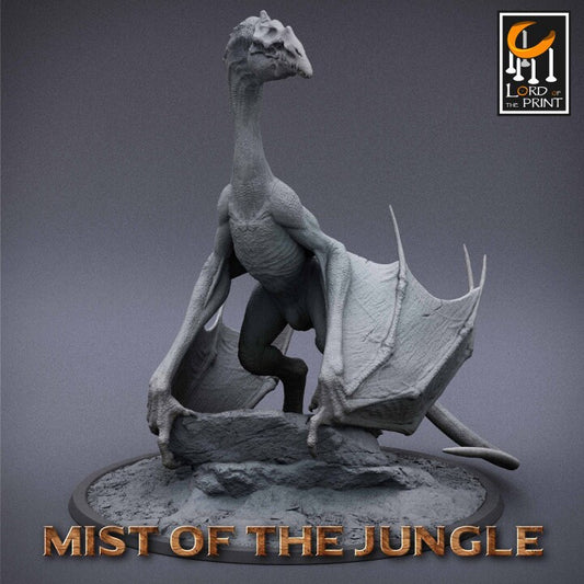 Prehistoric Wyvern | Mist of the Jungle | Lord of the Print | Wargaming | Dungeons and Dragons | Amazon | Tabletop RPG | DnD